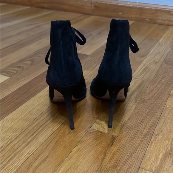 Jimmy Choo Black Heeled Boots with Lace-Up Design - Picture 3 of 6